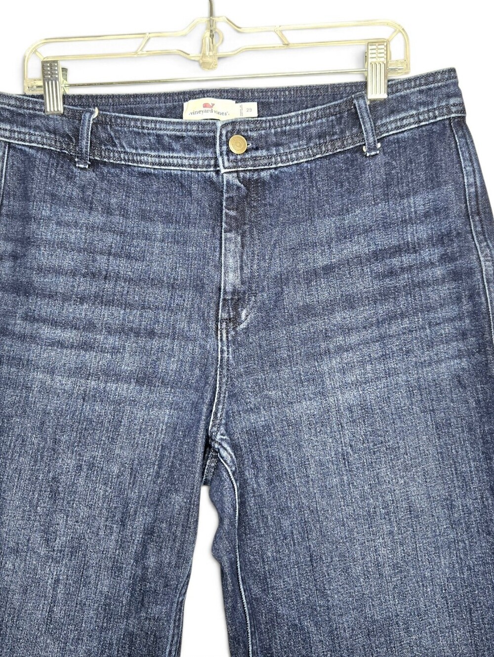 Vineyard Vines Whitney Cropped Wide Leg Jeans. Size 29 - Picture 4 of 11